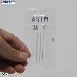 Endüstriyel X-Ray Kusur Dedektörü Tel Penetrametre ASME E1025 ASTM E747 DIN 54