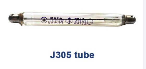 Kişisel Dozimetre için J305 Geiger Muller Tüpü Cam Geiger Sayacı Tüpü