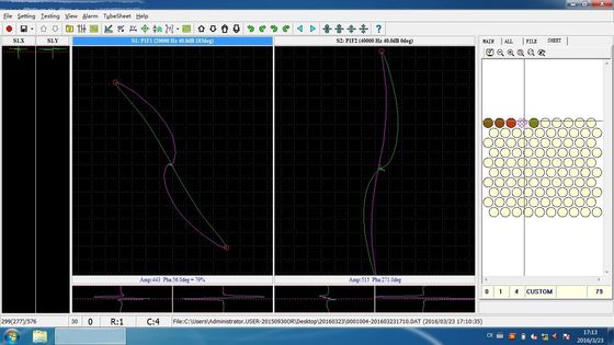 Ndt Taşınabilir Girdap Akımı Test Cihazları 14.8v Dahili Lityum Pil