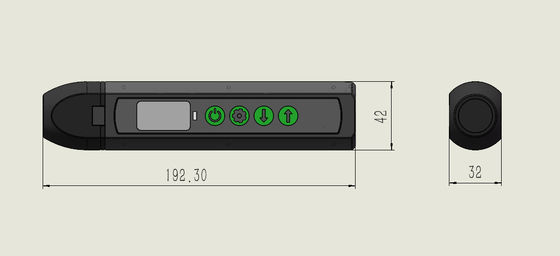 RS485 Ethernet Bağlantısız, koplama yok Tek yankı Çift yankı EMAT Ultrasonik Kalınlık Ölçü TG-14D