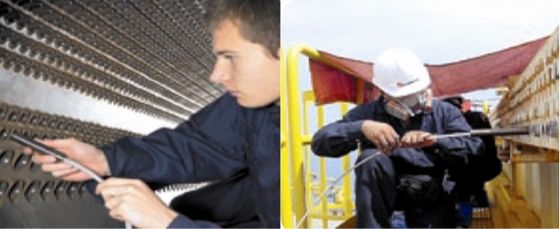 Boiler tüpleri ve ısı değiştiricileri için çok frekanslı Eddy Current hata dedektörü HEF-24ET