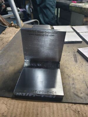 PT DYE Penetrant Denetimi Eğitim ve Sınav Standart Test Örnek Blokı