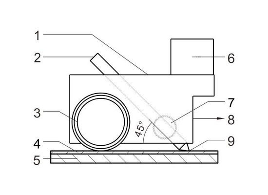 ASTM D3363-00 Kalem Çizik Yöntemi Film Sertliği Kalem Kaplama Sertlik Test Cihazı
